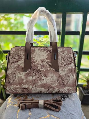 Picture of Artificial Leather Luxurious Shoulder Bag with Long Belt (9004)