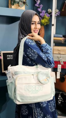 Picture of Lucky Tbj Brand Luxurious Fabric Tote Bag