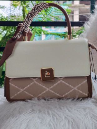 Picture of Premium Leather Handbag with Long Belt